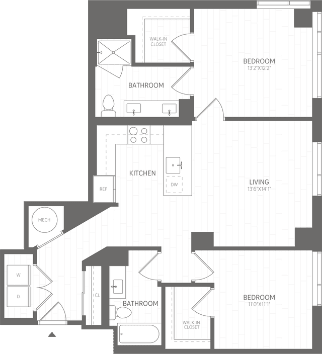 Floor Plans | Studio, 1, 2, 3 BR Apartments Reston VA | Skymark